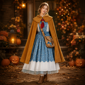 Costume da Principessa Holly di <span class=keywords><strong>Stranger</strong></span> <span class=keywords><strong>Things</strong></span> 5, Abito per Cosplay, Set Costume di Halloween Stile Principessa per Bambini, Outfit per Giochi di Ruolo - Product Image 5