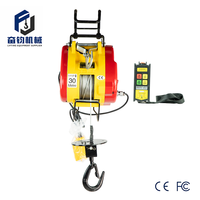 Treuil électrique à câble métallique King Kong de 500 kg, 30 m, 220 V, 1800 W, haute vitesse, portable, pour la construction et l'usage domestique