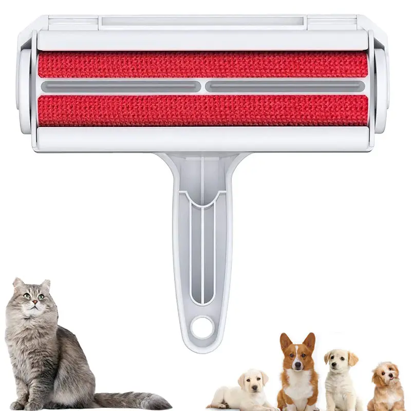 Custom Self-Cleaning Reusable Carpet Cat Fur Pet Hair Remover Roller Lint Brushes Dog Pet Hair Remover