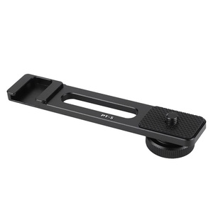 ULANZI PT-5 Vloggingマイクマウント三脚アダプターブラケットスタンドforSONY A6400 A6500 <span class=keywords><strong>A6300</strong></span>カメラforCanon G7X II Vlog Gear