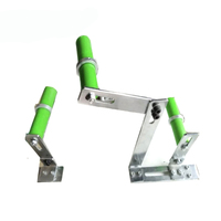 Pièces de rechange pour machine à coudre surjeteuse : Cadre de tirage arrière en métal argenté avec support de bande élastique extensible