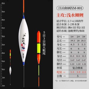 Phao câu cá nổi cực dài với đuôi dày Phụ Kiện Đầu Lớn ném Dài Phụ Kiện nổi Nano với thiết kế bắt mắt - Product Image 6