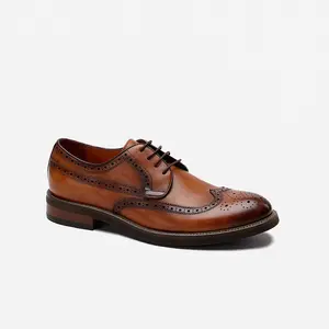 Nuove scarpe in pelle allacciate eleganti scarpe da lavoro Casual formali scarpe da uomo
