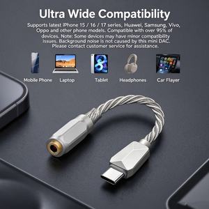 Adaptador de Auriculares DAC HiFi Tipo-C a 3.5mm con Chip CX31993 - Product Image 5