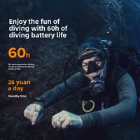Montre de plongée de loisirs en plein air SUUNTO NAUTIC S, acier inoxydable, verre saphir, résistante aux chocs, étanche, intelligente