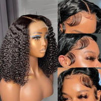 Peluca de Cabello Humano Rizado Birmano Vietnamita SDD Doble Trama 13x4 HD Lace Frontal Sin Pegamento para Mujeres Negras al por Mayor