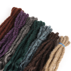 Extensiones <span class=keywords><strong>de</strong></span> rastas <span class=keywords><strong>de</strong></span> ganchillo sintéticas <span class=keywords><strong>de</strong></span> 24 pulgadas <span class=keywords><strong>de</strong></span> largo, rastas suaves <span class=keywords><strong>de</strong></span> doble extremo hechas a mano, estilo Reggae, rastas para <span class=keywords><strong>niñas</strong></span> - Product Image 4
