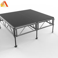 Alliage d'aluminium ferme Truss & Stage système de gréement portable et facile à installer en plein air concert mariage performance DJ stand