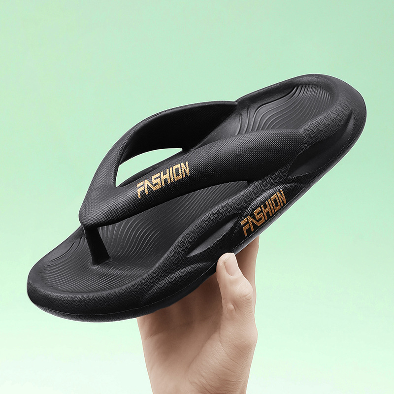2022 New Summer Couples Filp flops Outdoor Beach Slippers Casual Thick Sole Large Size Shoes