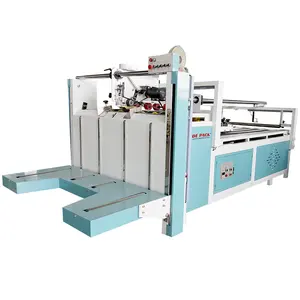 In Stock Small Carton Paper Box Gluing Machine Mini Automatic Folder Gluer Machine