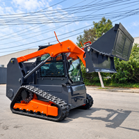 Chargeuse compacte sur chenilles Antspower avec chenilles en caoutchouc et godet pour les chantiers de construction et les travaux de terrassement