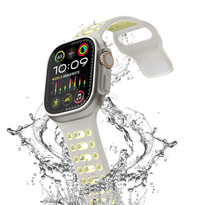 Correa de Reloj de Silicona RYB para <span class=keywords><strong>Apple</strong></span> Series 8 7 6 <span class=keywords><strong>SE</strong></span> Ultra 49mm 45mm 44mm 42mm 41mm <span class=keywords><strong>40mm</strong></span> 38mm, Accesorios Deportivos para iWatch - Product Image 3