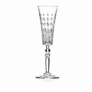 Set di 6 Calici da Champagne Marilyn, Design Elegante in Cristallo - Product Image 1