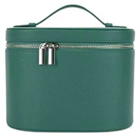 Sac à cosmétiques portable de grande capacité en PU Voyage haut de gamme pour trousse de toilette avec motif imprimé doux et durable