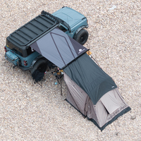 ADA OVERLAND Tente gonflable avec grande annexe, bonne ventilation, imperméable et coupe-vent, avec auvent latéral parallèle