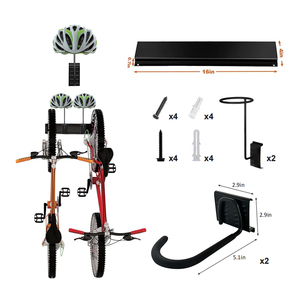 Halterungen zum Aufhängen von Fahrrädern an der Wand, Fahrradständer, Aufbewahrungshaken für die Wand, multifunktionaler Fahrradständer - Product Image 6