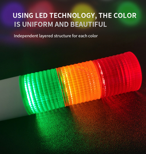 Nhm nhà sản xuất chuyên nghiệp ba lớp đèn tín hiệu 12V 24V LED điều kiện tín hiệu ánh sáng cho CNC máy công cụ cảnh báo ánh sáng - Product Image 2