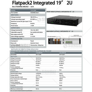 <span class=keywords><strong>Convertisseur</strong></span> DC/DC intégré Eltek Flatpack2 2U CTO30402.400, système d'alimentation télécom CIO20402 CN/HEB - Product Image 6