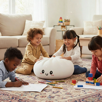 Nouvelle Peluche Géante en Forme de Ravioli, Jouet à Presser Extra Large et Adorable