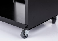 LEILEI MXS-14 7U Open Frame Video DJ Network Server Rack 19 ''Strong Network Rack avec quatre roues
