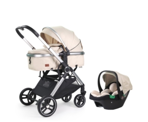 Xe đẩy trẻ em phong cảnh cao 4 trong 1 nhẹ xe đẩy bốn bánh hấp thụ sốc hai chiều ghế xe hơi đẩy điện cho trẻ sơ sinh - Product Image 3