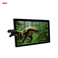 Affiche publicitaire 3D à œil nu 4K LCD pour affichage numérique Totem de joueur Affiche lenticulaire pour centre commercial Ascenseur