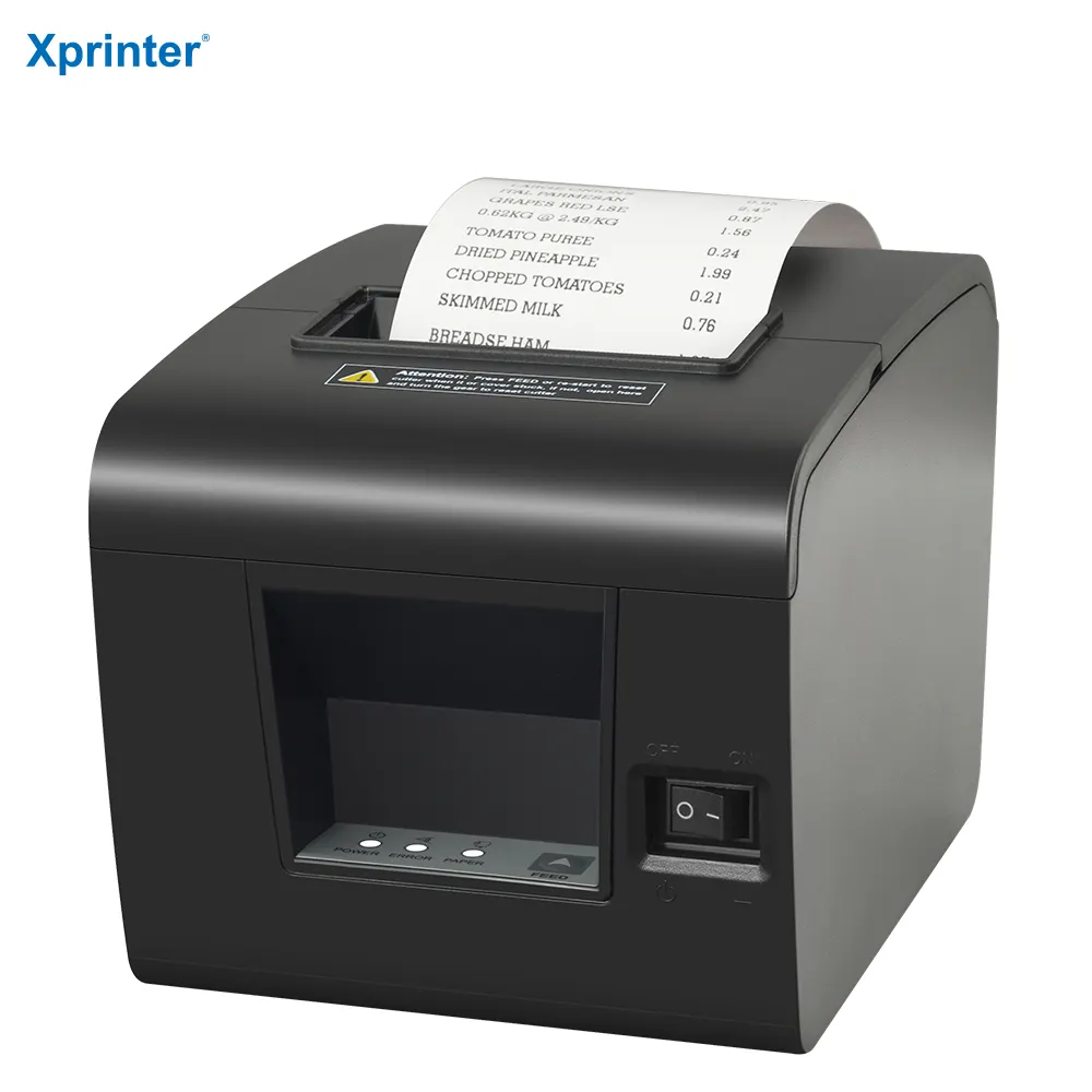 Xprinter stampante POS ad alta velocità 300 mm/s Imprimante Thermique per stampante termica per ricevute al dettaglio XP-S300N 80mm