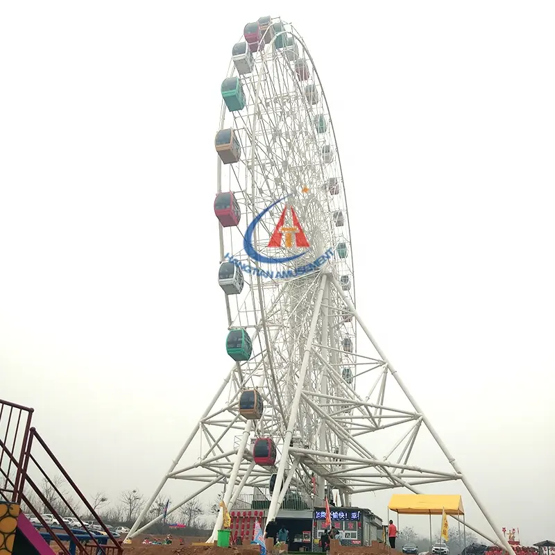 Noria gigante de China, fabricantes de noria grande para Parque de Atracciones