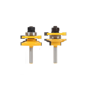 เครื่องตัดเดือยและร่อง 6 หัวจับ ขนาดใหญ่ สำหรับกรอบประตูตู้ เครื่องมือตัดไม้สำหรับงานไม้ - Product Image 2