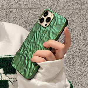 Custodia per telefono di lusso in carta di latta 3d <span class=keywords><strong>verde</strong></span> retrò per <span class=keywords><strong>iPhone</strong></span> 15 14 13 12 <span class=keywords><strong>11</strong></span> <span class=keywords><strong>Pro</strong></span> <span class=keywords><strong>Max</strong></span> Xr 7 8 Plus <span class=keywords><strong>Cover</strong></span> in Silicone morbido - Product Image 4