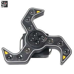 Luci Disco DJ DMX Bee Eyes Professionali a LED Luna Piena Scimitarra Nuova 120w 4in1 Testa Mobile Colorata per Palcoscenico - Product Image 5