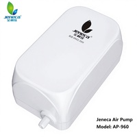 Pompe à air pour aquarium Jeneca 2,8 W 1,65 L/min, aérateur rectangulaire en plastique durable, écologique, économe en énergie, ultra-silencieux pour aquarium