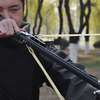 Arc à Poulies de Chasse d'Extérieur Haute Puissance avec Lance-Pierres de Tir à Haute Précision de 8mm et 40 Billes d'Acier