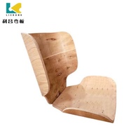 Chaise de salon moderne en bois fabriqué à la main Panneau en bois d'eucalyptus laminé à haute pression pour cuisine hôtel chambre lit