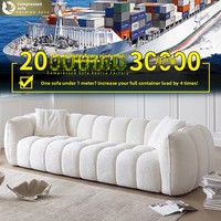 Retro Nostalgie Armloses Kürbis-Sofa aus Samt, einsitzig, L-förmig, ohne Gestell, einteilig geformt, aus hochdichtem Schaumstoff