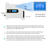 Répéteur GSM LTE 3G 4G pour améliorer le signal des téléphones mobiles, amplificateur de signal cellulaire pour hôtels, communautés, bureaux, couverture de 500 à 1000 m²