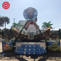 Mini bateau Pirate Ride Amusement bateau Pirate Attraction pour enfants manèges Mini parc d'attractions Ride bateau Pirate à vendre