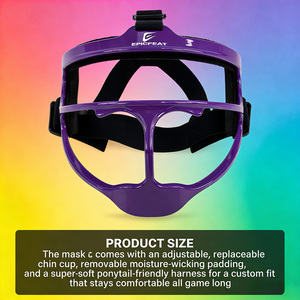 New Magnesium Alloy Material Softball <strong>Face</strong> Mask, Lightweight, Protective Fielder's Softball <strong>Face</strong> <strong>Shield</strong> with Soft Foam Padding - Product Image 3