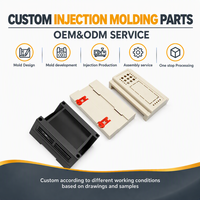 Boîtier en plastique pour rail DIN, service de moulage par injection ABS sur mesure, modules PLC, borniers pour boîtes de contrôle industrielles