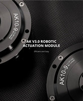 Moteur brushless à couple élevé Cubemars AK10-9 V3.0 avec boîte de vitesses planétaire intégrée pour robot à pattes, chien robot