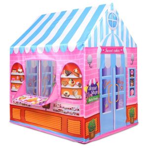 Carpa de Juego Infantil Personalizada para Niños y Niñas, de Poliéster, para Interiores y Exteriores, Diseño de Caramelo - Product Image 1