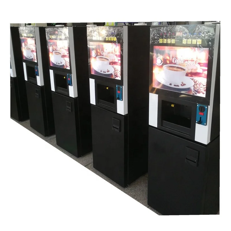 Профессиональный торговый автомат для кофе/молока/кафе, продажа WF1-306B