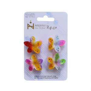 Fermaglio per capelli con strass Frangipani da 8 cm, accessorio per capelli alla moda per donna - Product Image 1