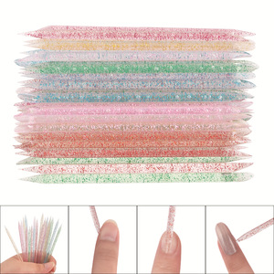 100 bâtonnets repousse-cuticules colorés pour éliminer les peaux mortes, outil de nettoyage des ongles, accessoires de manucure et pédicure pour salon - Product Image 2