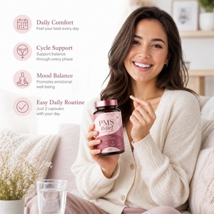 Complément Naturel de Soutien Hormonal PMS pour Femmes : Vitamine B6, Gousses de Gattilier, Dong Quai – 60 Gélules pour l'Humeur, les Ballonnements et le Système Immunitaire - Product Image 5