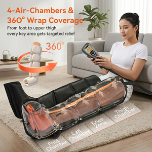Botas <span class=keywords><strong>de</strong></span> recuperación <span class=keywords><strong>de</strong></span> piernas con compresión <span class=keywords><strong>de</strong></span> aire y 8 bolsas <span class=keywords><strong>de</strong></span> aire, <span class=keywords><strong>terapia</strong></span> <span class=keywords><strong>de</strong></span> calor, temporizador automático <span class=keywords><strong>de</strong></span> 12V 1.5A para recuperación <span class=keywords><strong>de</strong></span> atletas en el hogar u oficina, OEM - Product Image 3