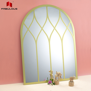 FABULOSA Decoración de mesa <span class=keywords><strong>espejo</strong></span> acrílico decoración Retro arco espejos de baño vintage pared arte salón <span class=keywords><strong>espejo</strong></span> - Product Image 1