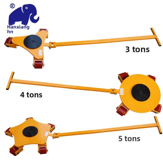 360-Degree Omnidirectional Double Bearing 3T-6T Capacity Steel/PU Wheels Straight-Line Turning Mobility Small Tank Lifting