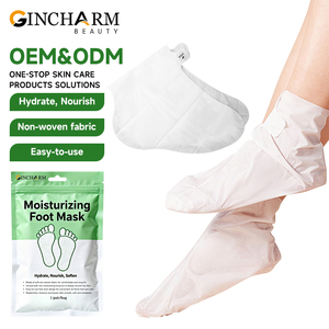 Mascarilla Humectante <span class=keywords><strong>para</strong></span> Pies Personalizada al por Mayor, con Manteca de Karité y Extracto de <span class=keywords><strong>Aloe</strong></span> <span class=keywords><strong>Vera</strong></span>, Calcetines Reparadores <span class=keywords><strong>para</strong></span> Spa de Pies, <span class=keywords><strong>para</strong></span> <span class=keywords><strong>Talones</strong></span> Secos y <span class=keywords><strong>Agrietados</strong></span> - Product Image 1