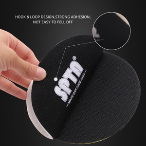 SPTA <strong>3</strong>"/5"/6" Thin Car Glass Polishing Pad Rayon Fiber Polishing Pad Flocking <strong>Hook</strong> &amp; <strong>Loop</strong> Backer for Random Orbital Polisher - Product Image 3